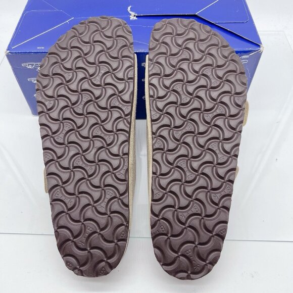 Birkenstock Arizona Sandal Taupe Suede EU 41 Womens US 10- 10.5 Regular - Picture 10 of 12